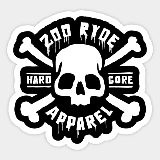 Hard Core Mountain Bike Sticker